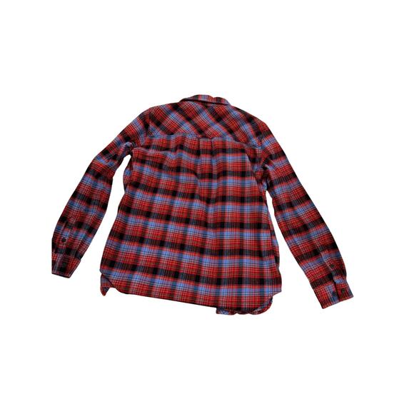 Duluth Trading Company red white plaid flannel Christmas holiday winter sz XS - Picture 8 of 9
